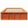 vidaXL Bettrahmen Wachsbraun 90 x 200 cm Massives Kiefernholz