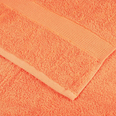 vidaXL Premium-Handtücher SOLUND 10 Stk. Orange 50x100 cm 600 g/m²