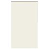 vidaXL Verdunkelungsrollo Cremewei&szlig; 125x230cm Stoffbreite 121,6cm