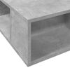 vidaXL Bettgestell Betongrau 90x200 cm Holzwerkstoff