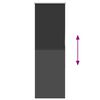 vidaXL Verdunkelungsrollo Schwarz 40x150 cm Stoffbreite 35,7 cm
