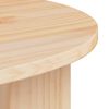 vidaXL Couchtisch Natur 50 x 40 x 50 cm Massivholz Kiefer