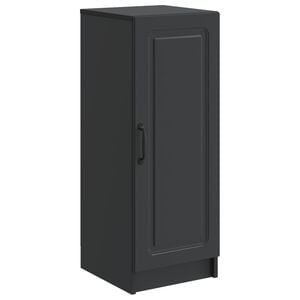 vidaXL Sideboard Schwarz 33 x 34,5 x 87 cm Holzwerkstoff