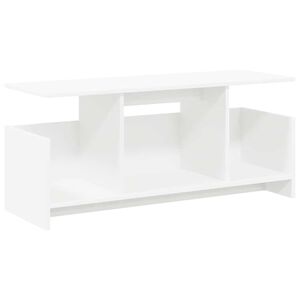 vidaXL TV-St&auml;nder 102 x 35 x 45 cm Wei&szlig; Holzwerkstoff
