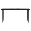 vidaXL 7-tlg. Garten-Essgruppe Schwarz PVC-Rattan