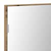 vidaXL Spiegel Artisan-Eiche 80 x 37 cm Glas und engineered Holz