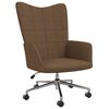 vidaXL Relaxsessel Stoff Braun
