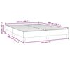 vidaXL Bettgestell Cappuccino-Braun 180x200 cm Kunstleder
