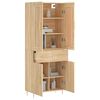 vidaXL Highboard Sonoma-Eiche 69,5x34x180 cm Holzwerkstoff