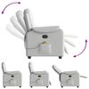 vidaXL Massagesessel Wolkengrau Stoff
