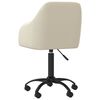 vidaXL Esszimmerst&uuml;hle 4 Stk. Drehbar Creme Samt