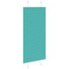 vidaXL Plissee Petrolgr&uuml;n 60x100 cm Stoffbreite 59,4 cm Polyester
