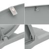 vidaXL Bootssitz mit Podest H&ouml;henverstellbar 360&deg; Drehbar