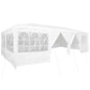 vidaXL Party-Zelt Wei&szlig; 800 x 400 x 266 cm Polyethylen