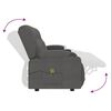 vidaXL 4-Sitzer Massagesessel mit Getr&auml;nkehalter Hellgrau Stoff