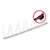 vidaXL 20-tlg. Taubenabwehr Spikes-Set Edelstahl 10 m 5-reihig