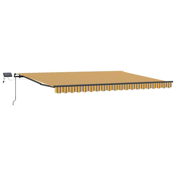 vidaXL Einziehbare Markise Mehrfarbig 400 x 350 cm Stoff