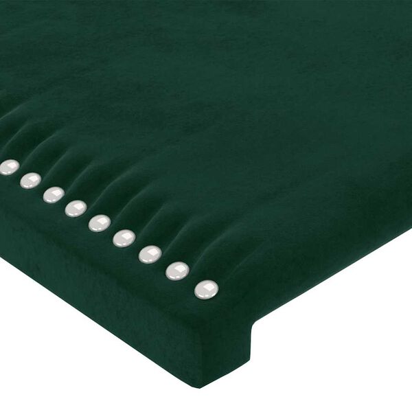 vidaXL Kopfteil Dunkelgr&uuml;n 100x5x118/128 cm Samt