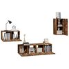 vidaXL 4-tlg. TV-Schrank-Set R&auml;uchereiche Holzwerkstoff