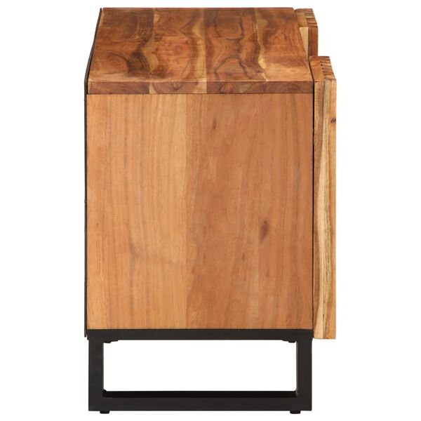 vidaXL TV-Schrank 100x34x46 cm Massivholz Akazie