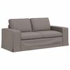 vidaXL Sofa 2 pcs Taupe