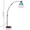 vidaXL Stehleuchte 25 W Blau 150 cm E27