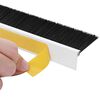 vidaXL Selbstklebende T&uuml;rb&uuml;rstendichtungen 2 pcs Wei&szlig; 100 cm