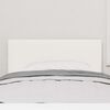 vidaXL Kopfteil mit Kopfteil Creme 100 cm Kunstleder