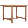 vidaXL Gartentisch 120x120x75 cm Massivholz Teak