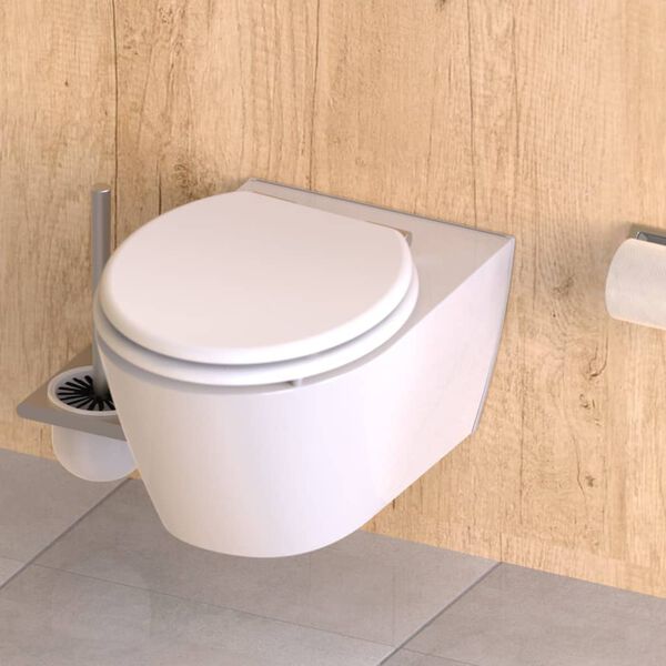 SCH&Uuml;TTE WC-Sitz mit Absenkautomatik SPIRIT WHITE Wei&szlig; Matt