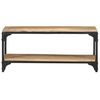 vidaXL Couchtisch 90x30x40 cm Massivholz Mango