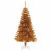 vidaXL Weihnachtsbaum mit 150 LEDs mit Ständer Gold 150 cm Haustier