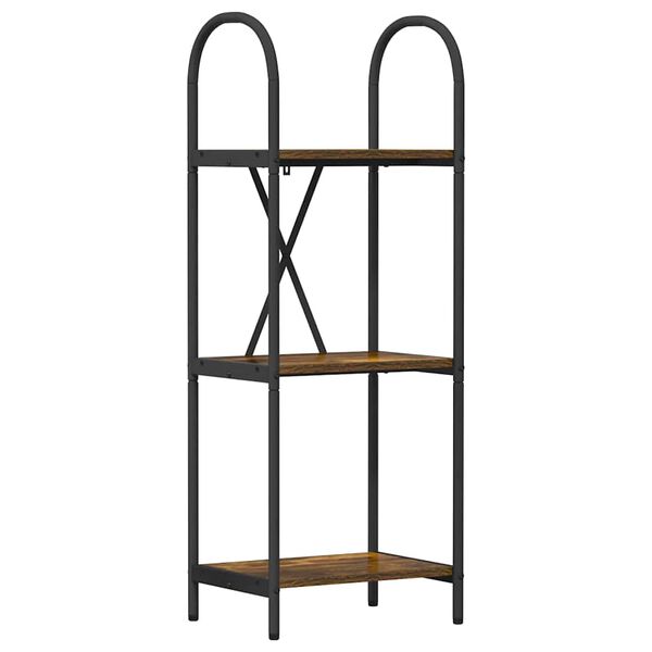 vidaXL B&uuml;cherregal Ger&auml;ucherte Eiche 40 x 30 x 109 cm Holzwerkstoff