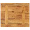 vidaXL Tischplatte 60x50x2,5 cm Rechteckig Massivholz Mango