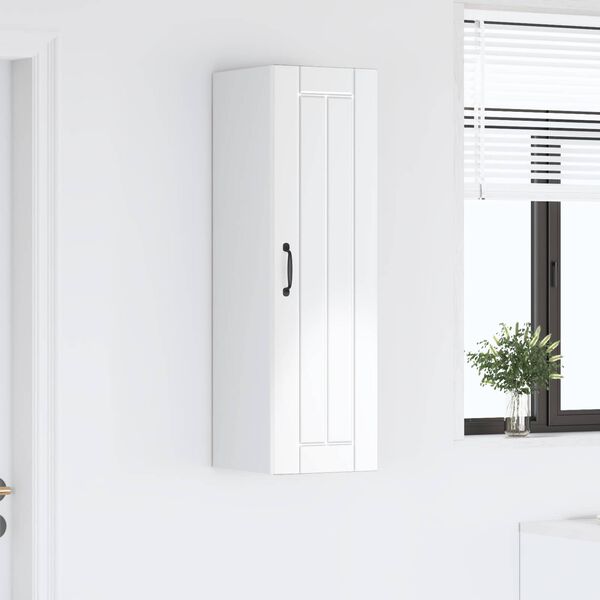 vidaXL K&uuml;chenschrank Hochglanz Wei&szlig; 30 x 31 x 100 cm Holzwerkstoff