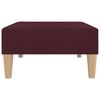 vidaXL Fußhocker Lila 78x56x32 cm Stoff