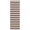 vidaXL Doppelrollo Braun 80x230 cm Stoffbreite 75,9 cm Polyester
