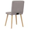 vidaXL Esszimmerst&uuml;hle 6 Stk. Taupe Stoff