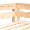 vidaXL Outdoor-Ecksofa Paletten Kiefernholz Impr&auml;gniert