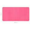 vidaXL Hochflor-Bettvorleger 3 Stk. Rosa