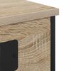 vidaXL Nachttisch mit Regal Sonoma-Eiche 41 x 31 x 51 cm Holzwerkstoff