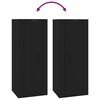 vidaXL TV-Wandschrank Schwarz 40x34,5x100 cm