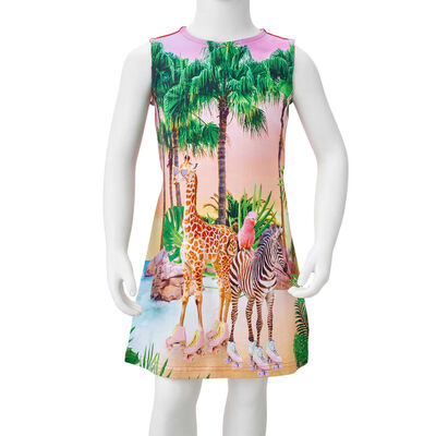 Kinderkleid Korallenrosa 92