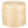 vidaXL Seil 100% Sisal 4 mm 500 m