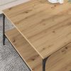 vidaXL Couchtisch Artisan-Eiche 80 x 80 x 40 cm Holzwerkstoff