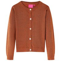 Kinder-Strickjacke Cognac 92