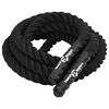 vidaXL Battle Rope Schwarz 6 m 4,5 kg Polyester