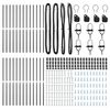 vidaXL Zaunpfosten 26 pcs Grau 3,2 x 3,2 x 190 cm