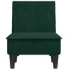 vidaXL Chaiselongue Dunkelgr&uuml;n Samt