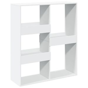 vidaXL B&uuml;cherregal/Raumteiler Wei&szlig; 100x33x115 cm